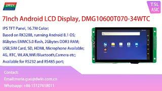 Model Show: 7Inch Industrial Android LCD Display, DMG10600T070-34WTC