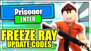 ALL NEW *FREEZE RAY* UPDATE CODES! ️Prison Tycoon Roblox️