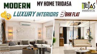 Modular & Elegant Interiors  II 3 BHK Flat II My Home Tridasa