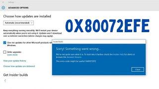How to Fix Windows Update Error 0x80072efe on Windows 11