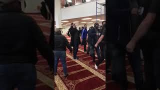 Calgary Police Officers shoots down a man inside Akram Masjid in Calgary.