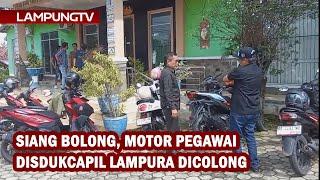 Siang Bolong, Motor Pegawai Disdukcapil Lampura Dicolong