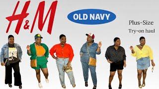 Old Navy & H&M Spring Plus-Size haul #plussizetryonhaul #hmhaul #oldnavy