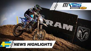 News Highlights | EMX125 Race 1 Presented by FMF Racing | MXGP of Sweden 2024 #MXGP