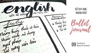 SỔ TAY GIÚP BẠN HỌC TỐT TIẾNG ANH  Bullet journal  Sunhuyn