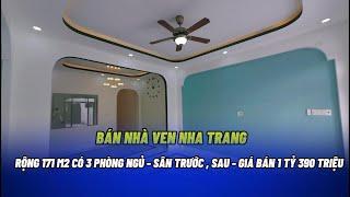 Bán Nhà Ven Nha Trang 171m2 Có 3 Phòng Ngủ, Giá 1 tỷ 390 triệu| Khổng Vân bds