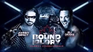 Bound For Glory 2017 Official Match Card.