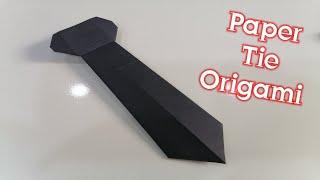 paper tie making | How To Make Paper Tie Easy | Origami Tie paper