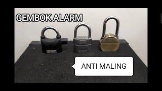 Gembok Alarm Krisbow Anti Maling