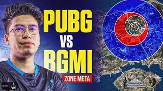 IMPORTANT: ZONE META DIFFERENCE BETWEEN GLOBAL ( PUBG MOBILE ) vs INDIA ( BGMI )