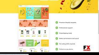 GreenMe - Organic Food Vitamin Store Shopify Theme responsive drop shipping