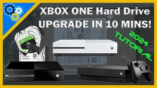 Upgrade XBOX ONE Hard Drive / SSD in 10 MINUTES! 2024 Tutorial - Fix E101, E102, E200, E203, E305