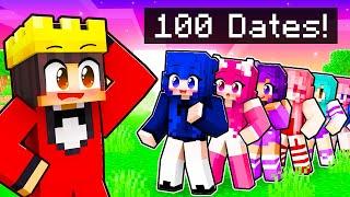 Going On 100 Minecraft DATES In 24 hours!