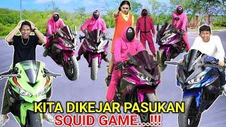 MENEGANGKANARIK DIKEJAR ANGGOTA SQUID GAME BERMOTOR SAAT TOURING DIJALAN SEPI?? | Mikael TubeHD