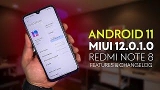 First Android 11 MIUI 12.0.1.0 Update Redmi Note 8 ! New Navigation Pill,  Ram Extension & More