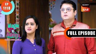 Harshad's Big Announcement | Wagle Ki Duniya | Ep 1118 | Full Episode | 29 Oct 2024