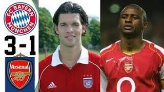 Bayern Munich 3 x 1 Arsenal (Kahn, Viera, Henry)  ●UCL 2004/2005 1st Leg Extended Goals & Highlights