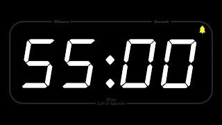 55 MINUTE - TIMER & ALARM - 1080p - COUNTDOWN
