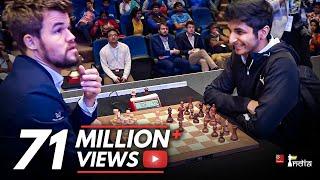 The shortest game of Magnus Carlsen's chess career!