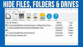 Hide Files, Folders or Drives from All Users on Your Computer