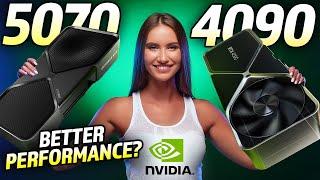 NVIDIA RTX 5070 vs 4090 Comparison: Is the 4090 OBSOLETE?! (2025 GPU Battle)