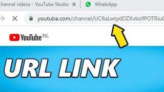 How to Find your YouTube Channel URL Link 2024