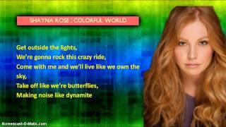 Shayna Rose - Colorful World (Lyrics Video)