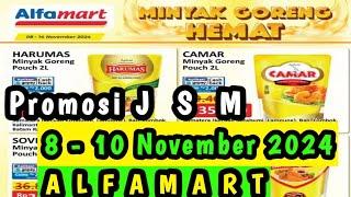 Promosi JSM Alfamart Terbaru 8 - 10 November 2024 || Promosi Alfamart