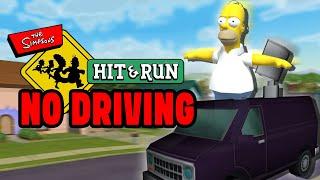 Can you beat Simpsons Hit & Run WITHOUT DRIVING?