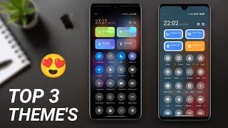  MIUI 12 THEME | TOP 3 MIUI 12 THEMES FOR ALL XIAOMI, REDMI & POCO, MIUI 12 KAMAL KA CONTROL CENTER