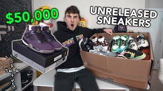 Unboxing A $50,000 Unreleased Sneaker Mystery Box **BEST EVER