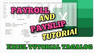 How to create Basic Payslip and Payroll in Excel