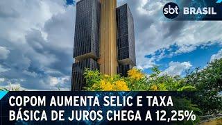 Selic é aumentada pela terceira vez seguida e taxa de juros chega a 12,25% | SBT Brasil (11/12/24)