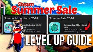 How To MAXIMIZE Leveling Up with Steam Summer Sale 2024! (Bonus Levels, FREE XP, FREE Cards)