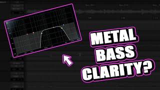 Mixing metal bass: how to add CLARITY #shorts