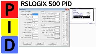 PID Control in RsLogix 500 for Allen Bradley Micrologix and SLC