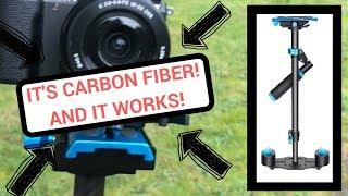 NEEWER 24" CARBON FIBER camera stabilizer TEST FOOTAGE