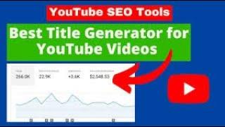 YouTube video title generator |Title Generator Online |  Fast Rank| FREE AI title generator tool