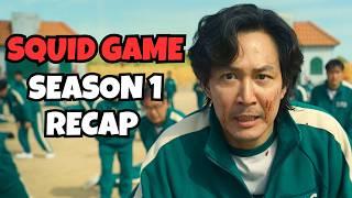 SQUID GAME Season 1 Explained in hindi | Series Ending | Dystopian Horror Survival Thriller Recap