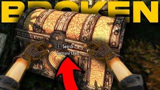 *ALL* Secret GLITCHED Chests in Skyrim!! Easy Gold, Gear, and Levels!