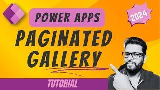 Power Apps Gallery Pagination #PowerApps #PaginatedGallery #SharePoint
