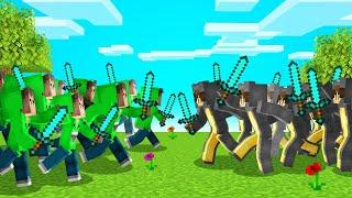 JELLY vs. SLOGO ARMY BATTLE! (Minecraft)