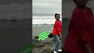 penampakan terjelas nyi Roro kidul di pantai karang hawu  #shorts #penampakan #nyirorokidul