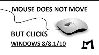 [FIXED] Mouse Clicks But Does Not Move | Windows 8/8.1/10 | 2017