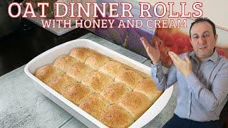 The Best Fluffy  OAT DINNER ROLLS  Recipe