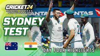 Australia v India - 5th Test | Day Four | Cricket 24 Playthrough