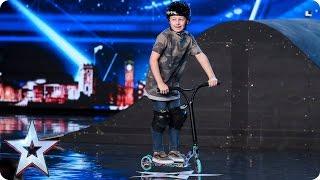 Charley Dyson scoots through to the next round | Auditions Week 2 | Britain’s Got Talent 2017