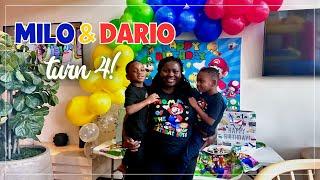 Super Mario Spectacular: Milo and Dario’s 4th Birthday Party! | FAITH MATINI