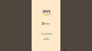 AWS VS AZURE VS GCP #aws #azurecloud #gcp  #ml #artificialintelligence