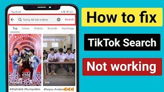 How to Fix Search bar Not Working on Tiktok 2022.I Can't search on tiktok.Tiktok search not working